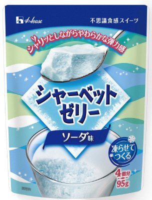 シャーベットゼリー　ソーダ味