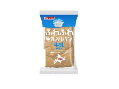 ふわふわ牛乳入りパン（北海道産牛乳使用）