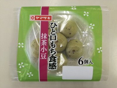 ひと口もち食感抹茶小豆