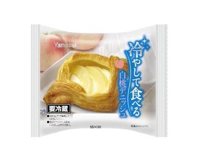 冷やして食べる白桃デニッシュ