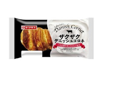 ザクザクデニッシュコロネ（六甲山麓牛乳入りホイップ使用）