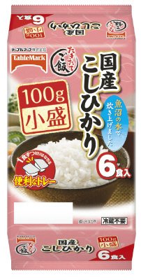 たきたてご飯国産こしひかり　小盛６食