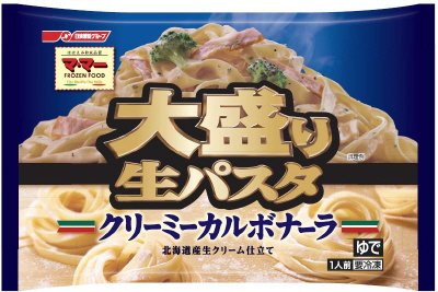 マ・マー大盛り生パスタ　クリーミーカルボナーラ(16秋)