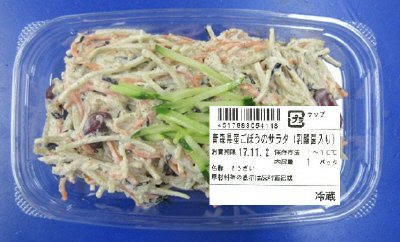 青森県産ごぼうのサラダ（乳酸菌入り）