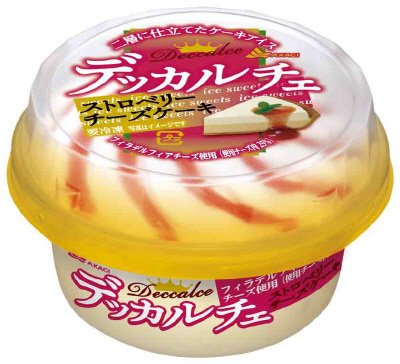 デッカルチェ　ストロベリーチーズケーキ