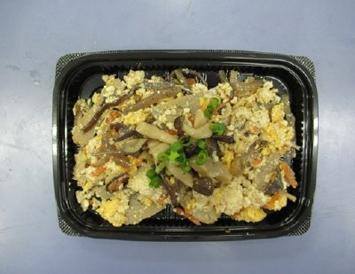 ４種きのこの炒り豆腐
