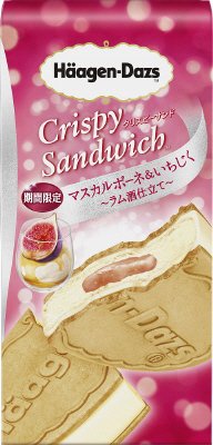 クリスピーサンド　マスカルポーネ＆いちじく～ラム酒仕立て～