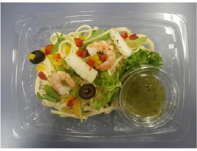 冷製パスタバジルソース