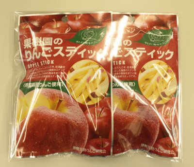 果樹園のりんごスティック赤（ふじ）