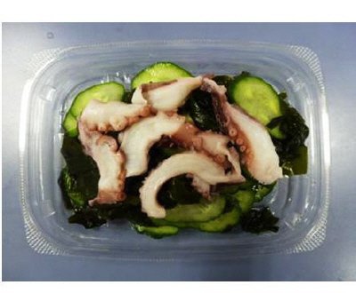 たことわかめの酢の物