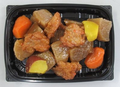 国産野菜と加賀揚げの煮物