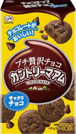 カントリーマアムプチ贅沢チョコ（サックリチョコ）箱