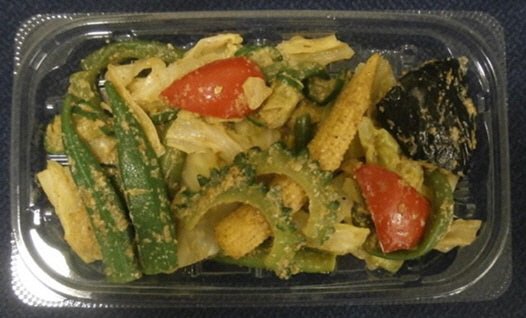 夏野菜のごま山椒和え