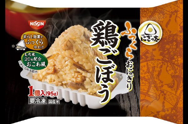 日清にぎっ太　ふっくらおにぎり　鶏ごぼう