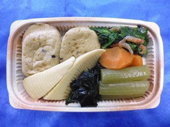 春野菜とがんもの炊き合わせ