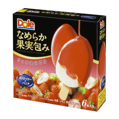 Ｄｏｌｅなめらか果実包みストロベリー＆バニラ