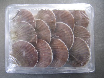 殻付酒むしほたて貝