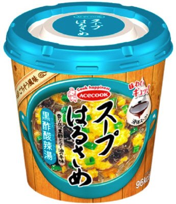 スープはるさめ　黒酢酸辣湯