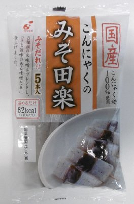 こんにゃくのみそ田楽　５本入
