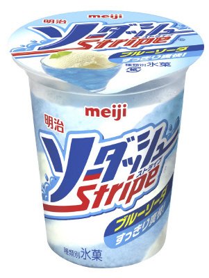 ソーダッシュストライプブルーソーダ