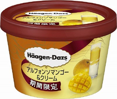 ミニカップ　アルフォンソマンゴー＆クリーム