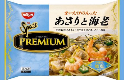 日清スパ王プレミアムまいたけの入ったあさりと海老