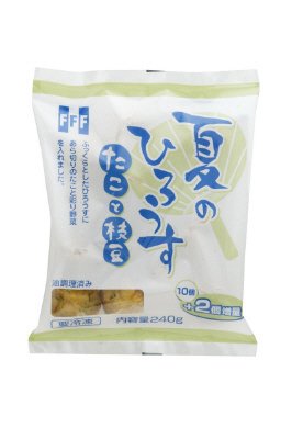 夏のひろうす　たこと枝豆（２個増量）