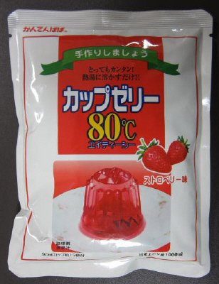 カップゼリー80℃　ストロベリー味