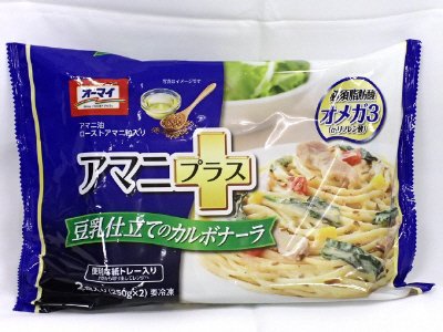 アマニプラス　豆乳仕立てのカルボナーラ