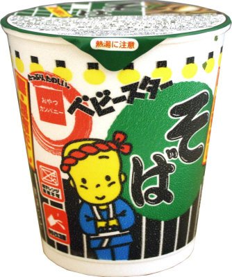 ベビースターカップ鰹・昆布だしそば