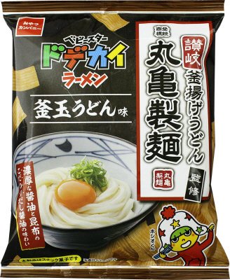 ベビースタードデカイラーメン丸亀製麺釜玉うどん味