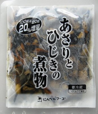 あさりとひじきの煮物（２０％増量）