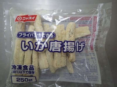 フライパンでできる　いか唐揚げ