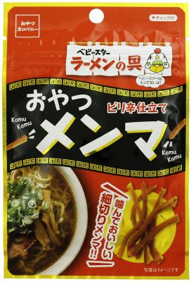 おやつ細切りメンマピリ辛仕立て