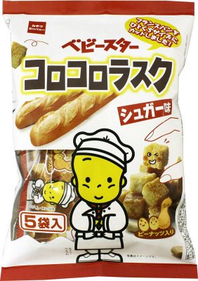 ベビースターコロコロラスクシュガー味５袋入