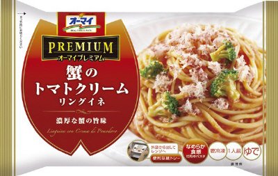 蟹のトマトクリームリングイネ