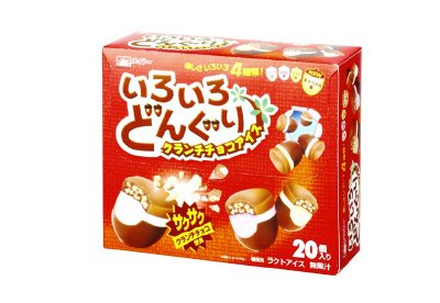 いろいろどんぐりクランチチョコアイス