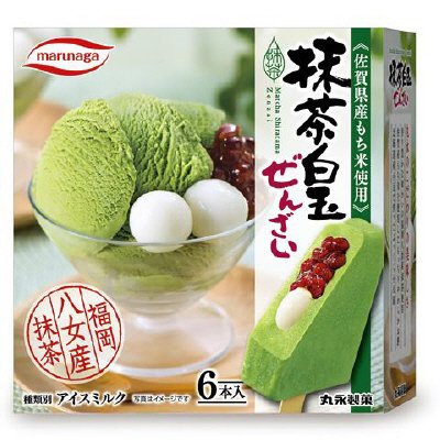 抹茶白玉ぜんざい（アイスバー）