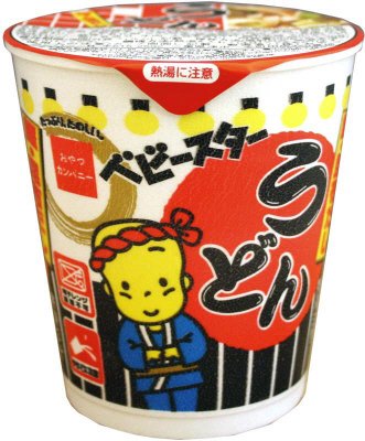 ベビースターカップ鰹・昆布だしうどん