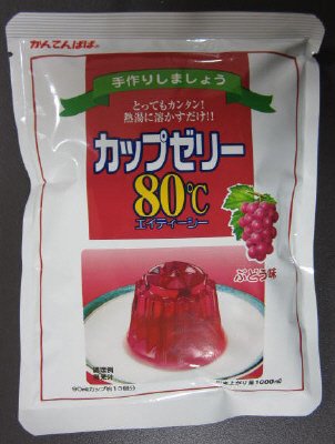 カップゼリー80℃　ぶどう味