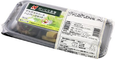 だいじな食事　デミグラスソースハンバーグセット