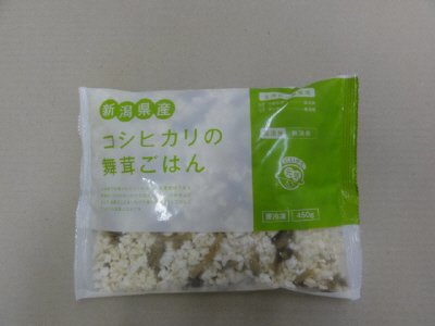 新潟県産コシヒカリの舞茸ごはん