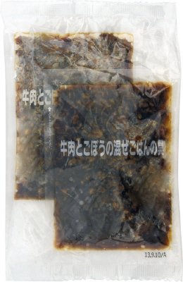 牛肉とごぼうの混ぜご飯の具
