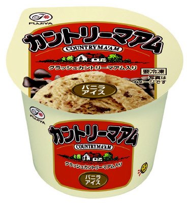 不二家カントリーマアム　バニラアイス