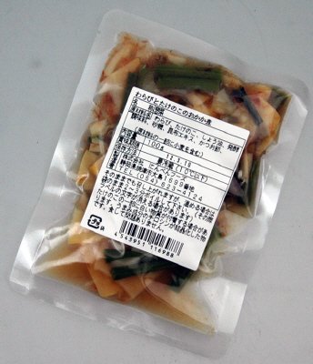 わらびとたけのこのおかか煮