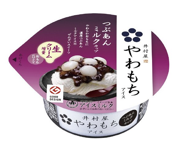 やわもちアイス　つぶあんミルクカップ