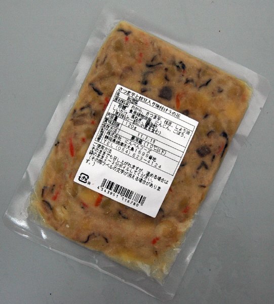 さつま芋と枝豆入り味付けうの花
