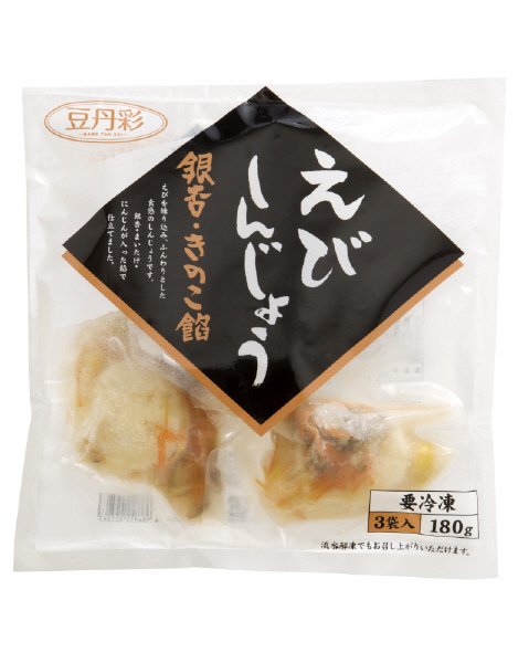えびしんじょう　銀杏・きのこ餡