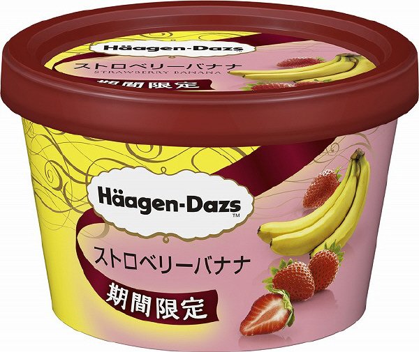 ミニカップ　ストロベリーバナナ