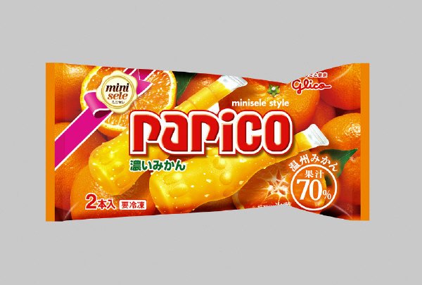 ミニセレ　パピコ　濃いみかん